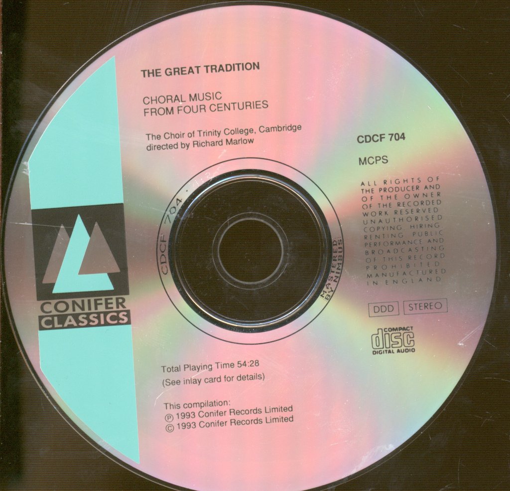 Choir Of Trinity College, Cambridge / Richard Marlow - Great Tradition - Cd