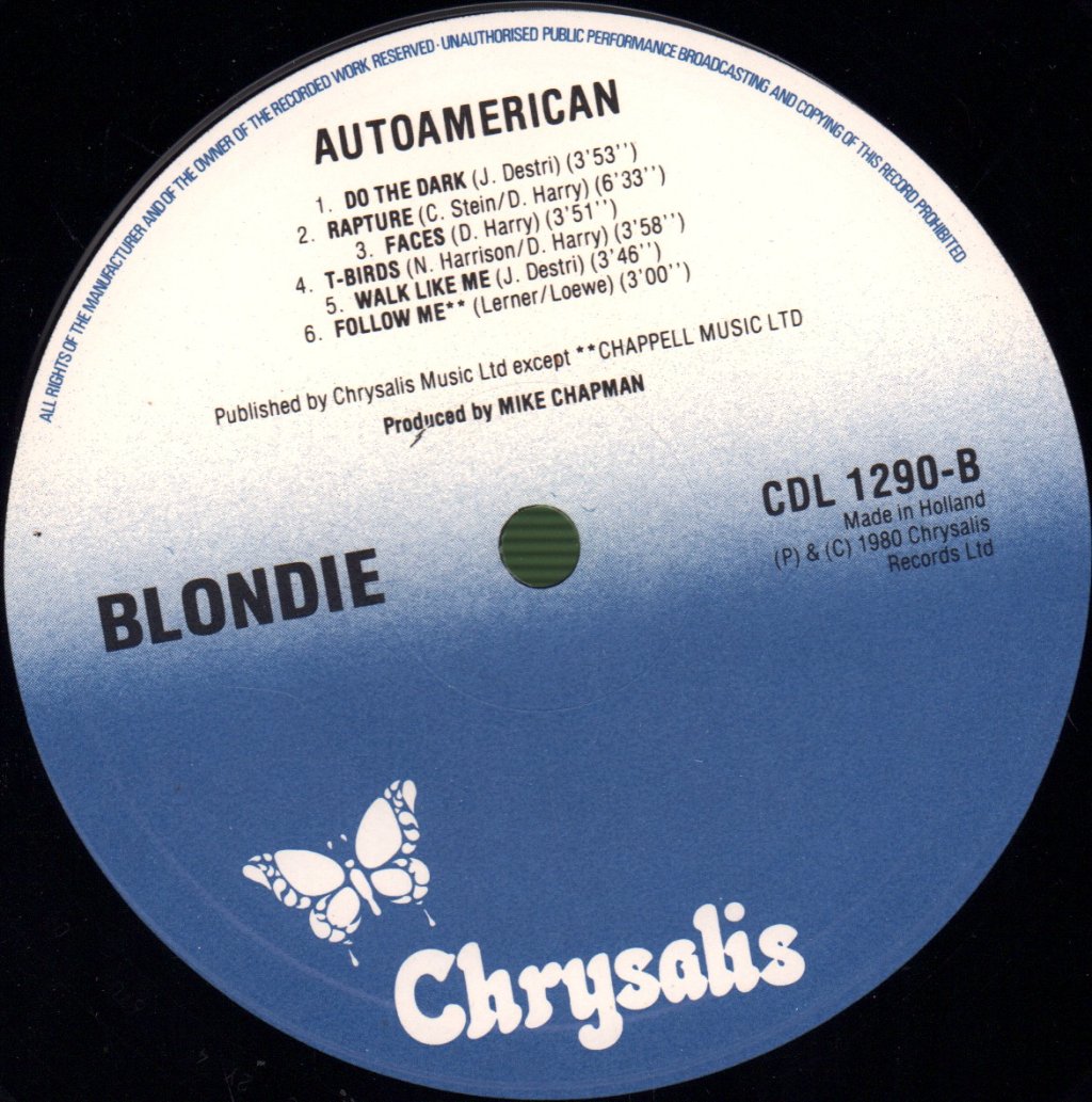Blondie - AutoAmerican - Lp