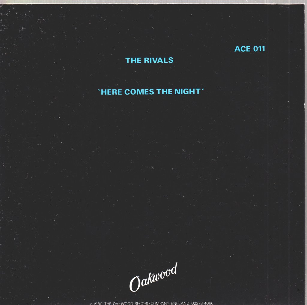 Rivals (Punk) - Here Comes The Night - 7 Inch