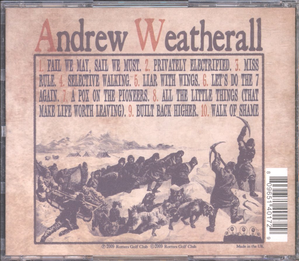 Andrew Weatherall - A Pox On The Pioneers - Cd