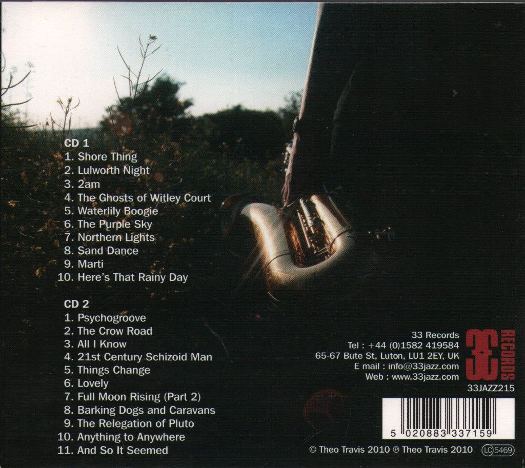 Theo Travis - All I Know. An Anthology - Double Cd
