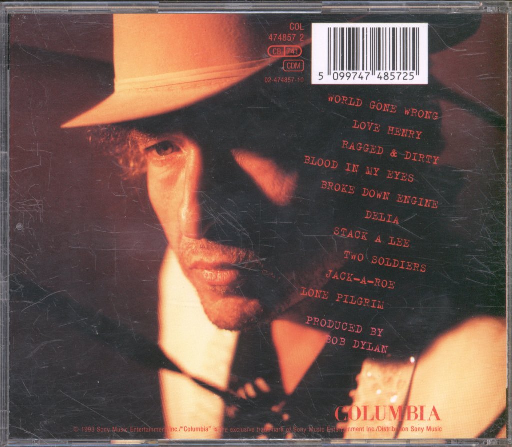 Bob Dylan - World Gone Wrong - Cd