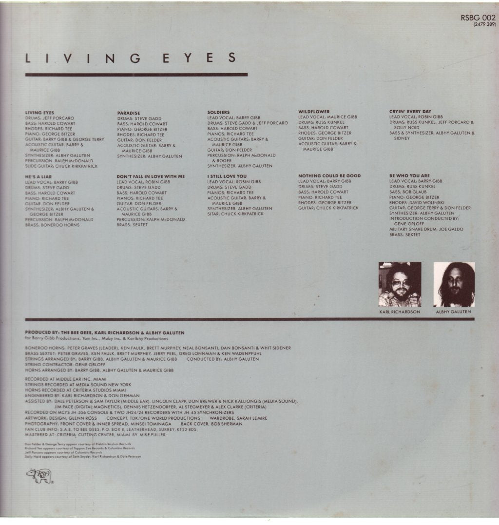 Bee Gees - Living Eyes - Lp