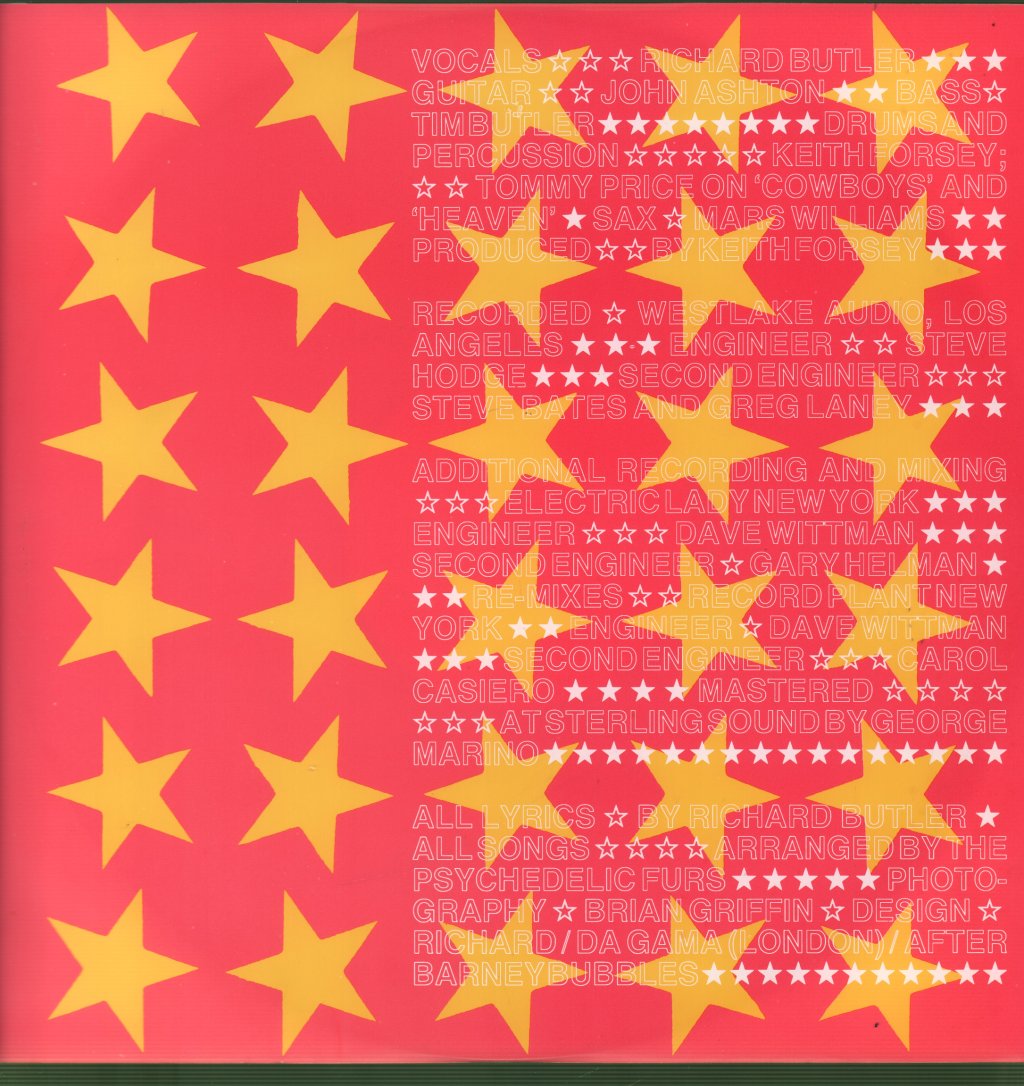 Psychedelic Furs - Mirror Moves - Lp