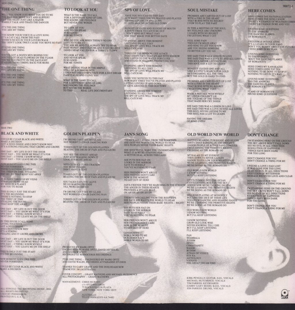 INXS - Shabooh Shoobah - Lp