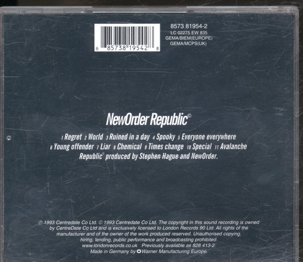 New Order - Republic - Cd