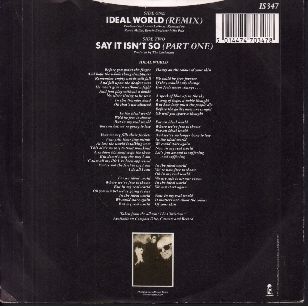Christians - Ideal World - 7 Inch