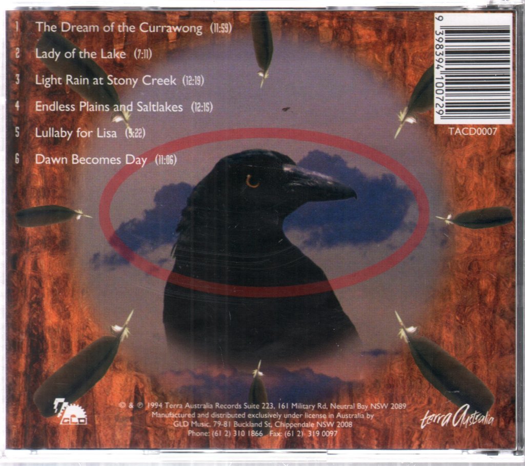 William Bowden - Dream Of The Currawong - Cd