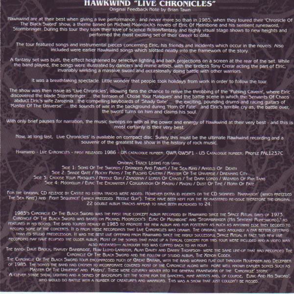 Hawkwind - Live Chronicles - Double Cd