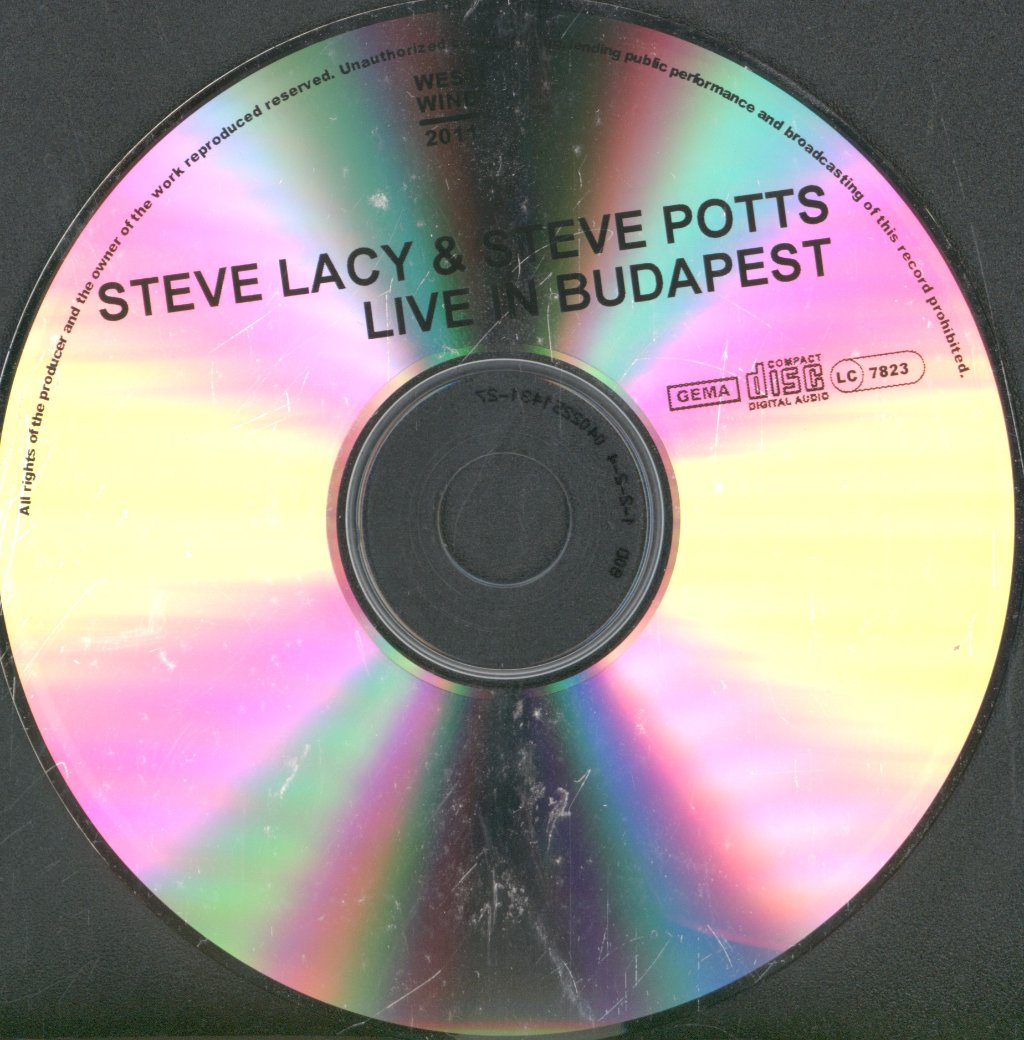 Steve Lacy / Steve Potts - Live In Budapest - Cd