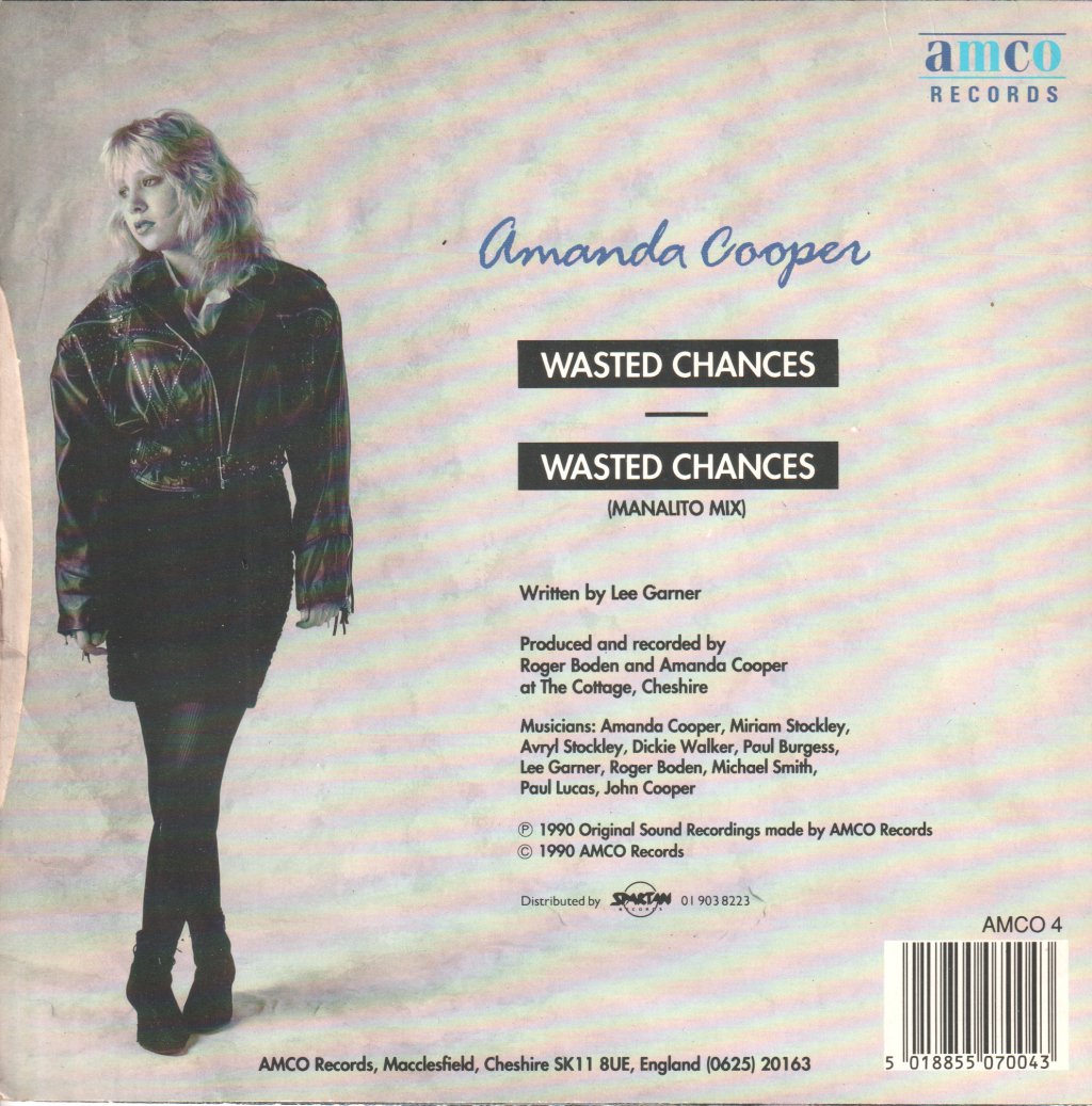Amanda Cooper - Wasted Chances - 7 Inch