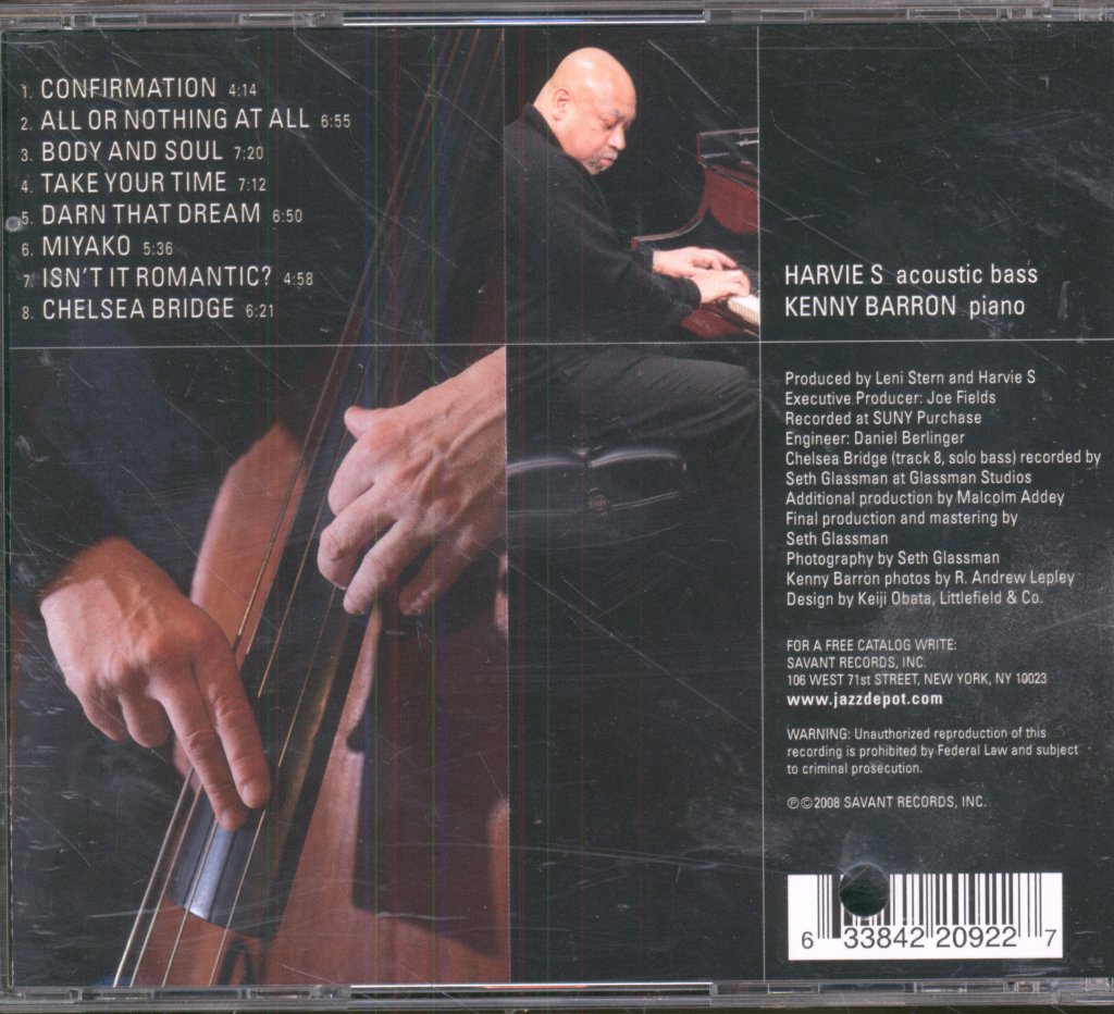 Harvie S With Kenny Barron - Now Was The Time - Cd