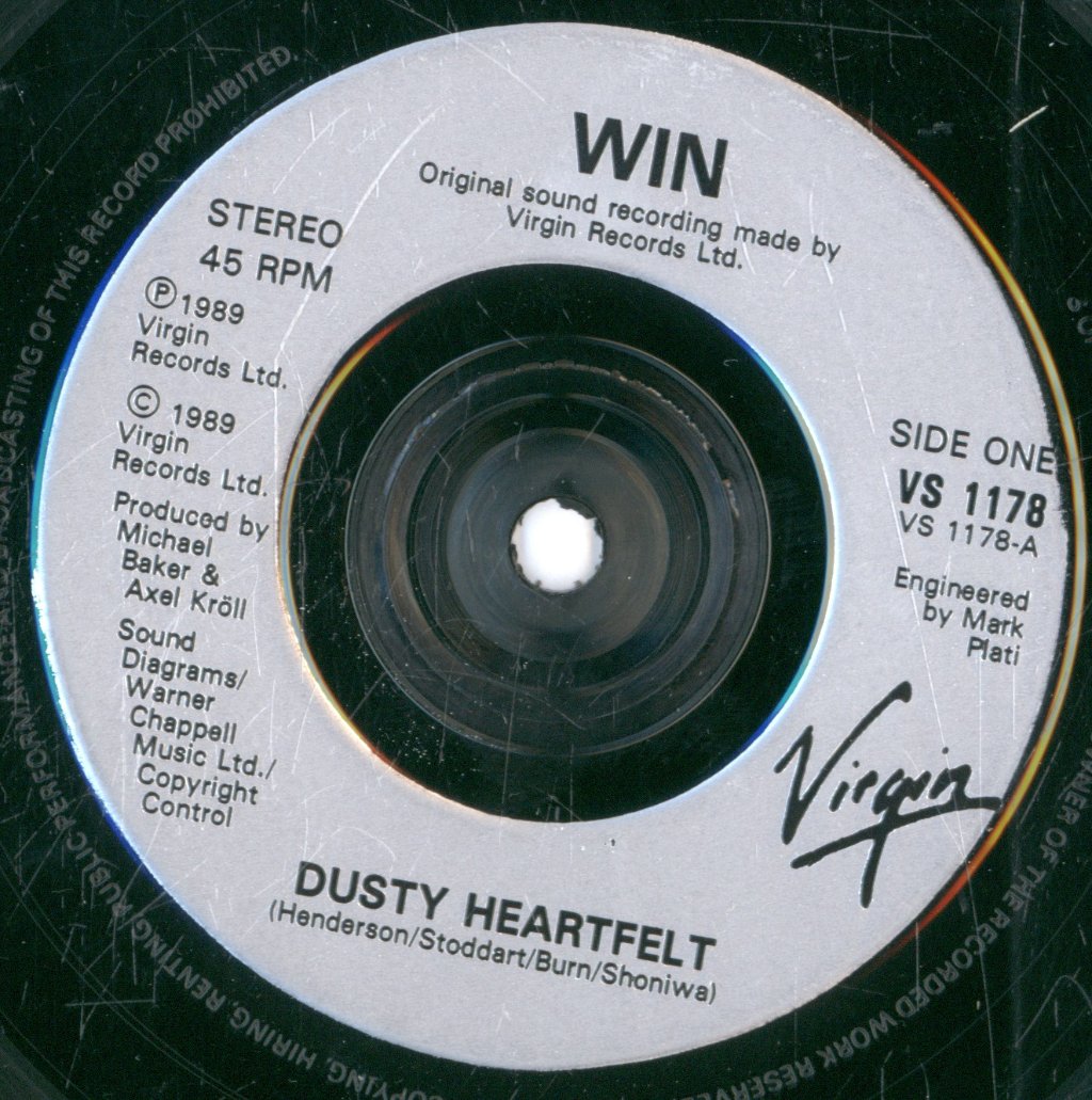 Win - Dusty Heartfelt - 7 Inch