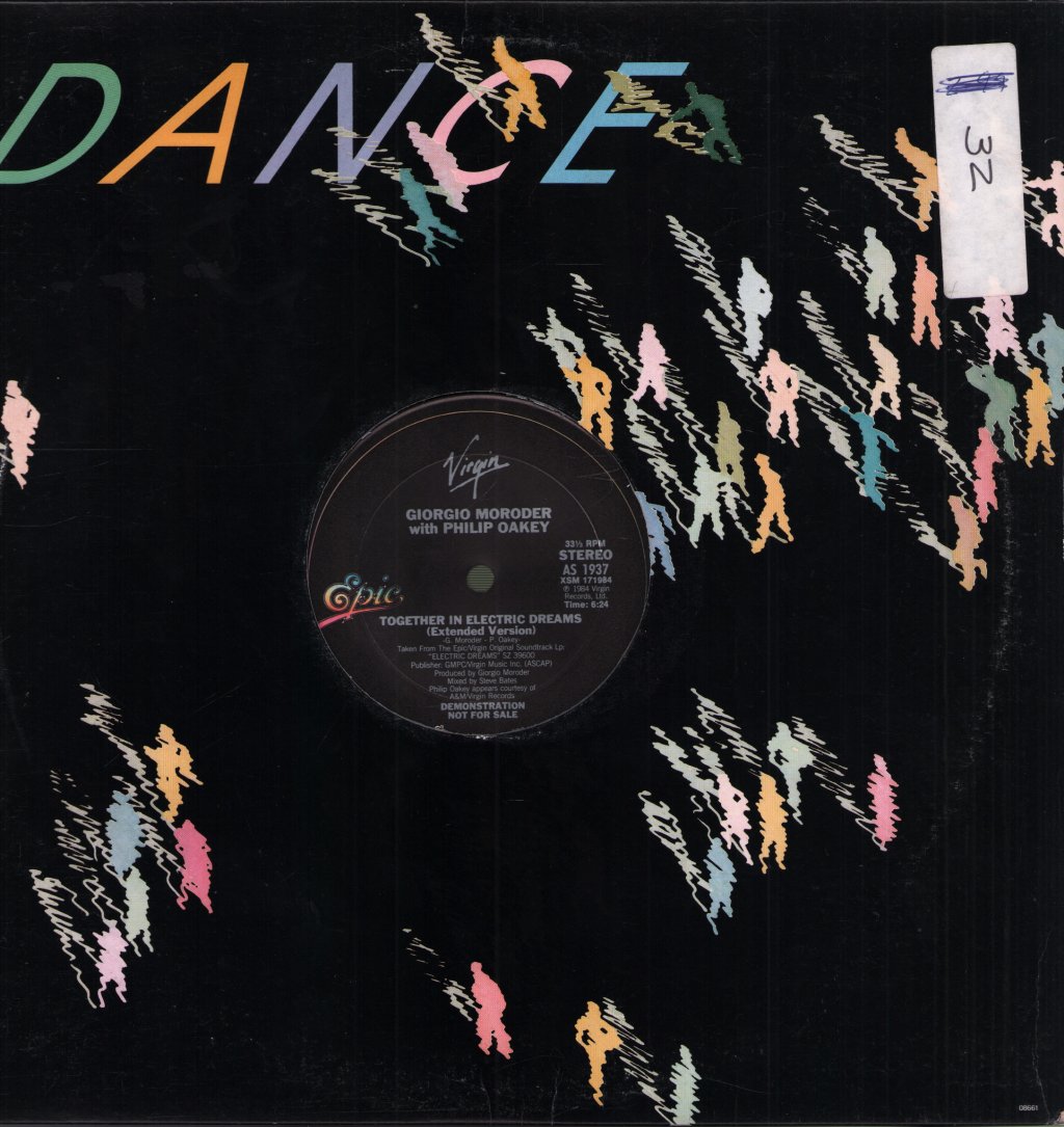 Giorgio Moroder With Philip Oakey - Together In Electric Dreams - 12 Inch