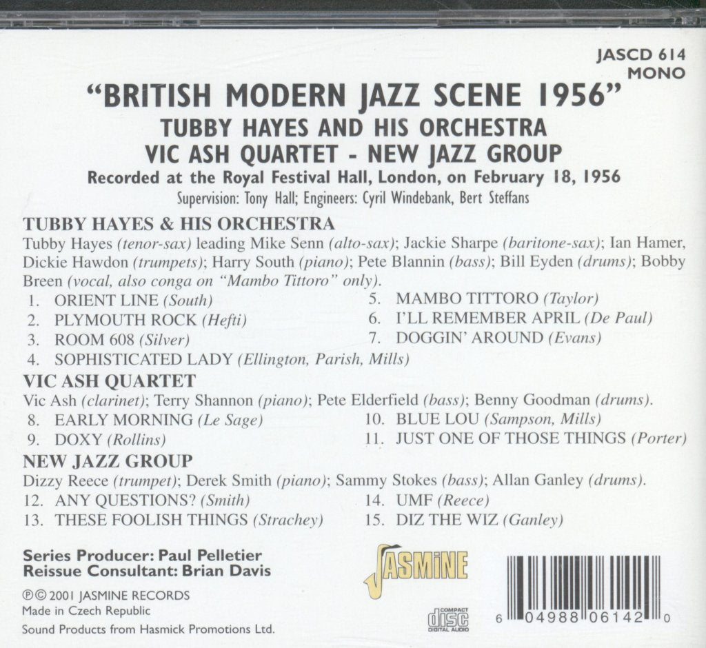 Various Artists - British Modern Jazz Scene 1956 - Cd