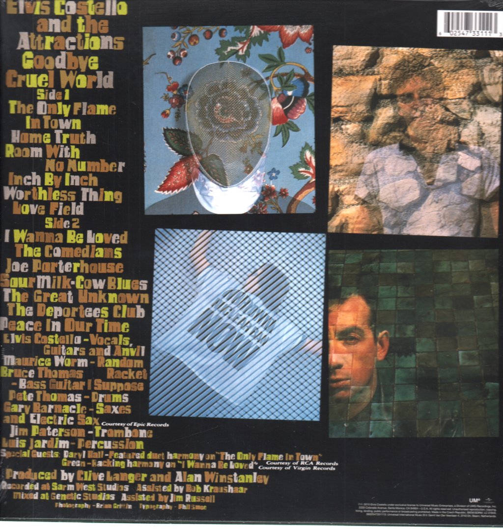 Elvis Costello And The Attractions - Goodbye Cruel World - Lp