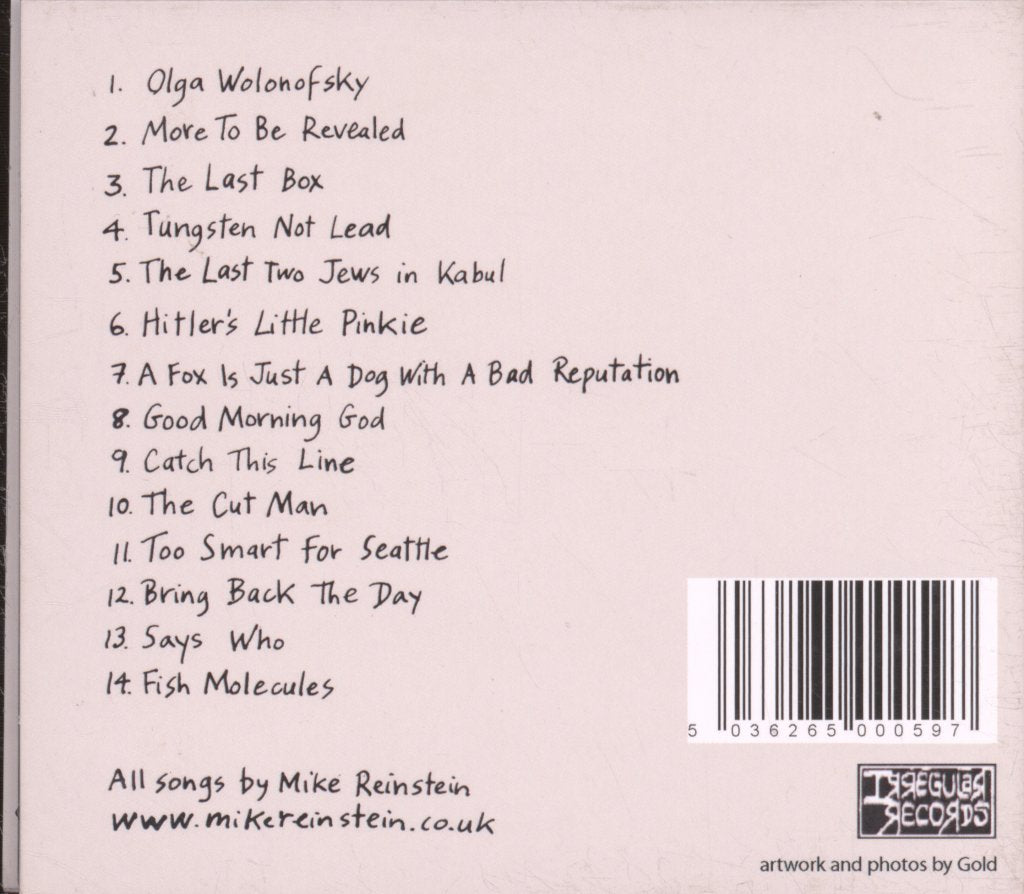 Mike Reinstein - More To Be Revealed - Cd