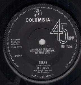 Ken Dodd - Tears - 7 Inch