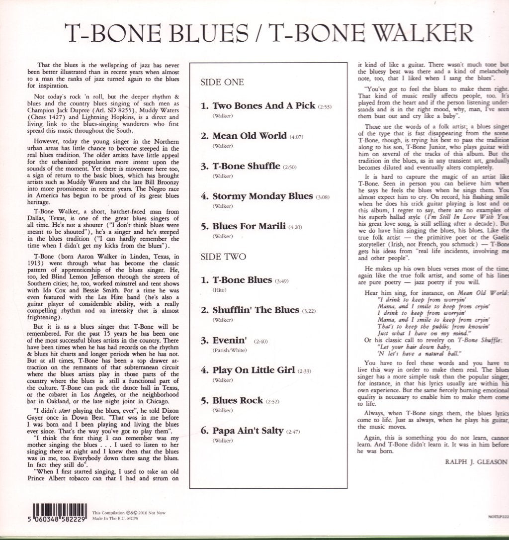 T-Bone Walker - T-Bone Blues - Lp