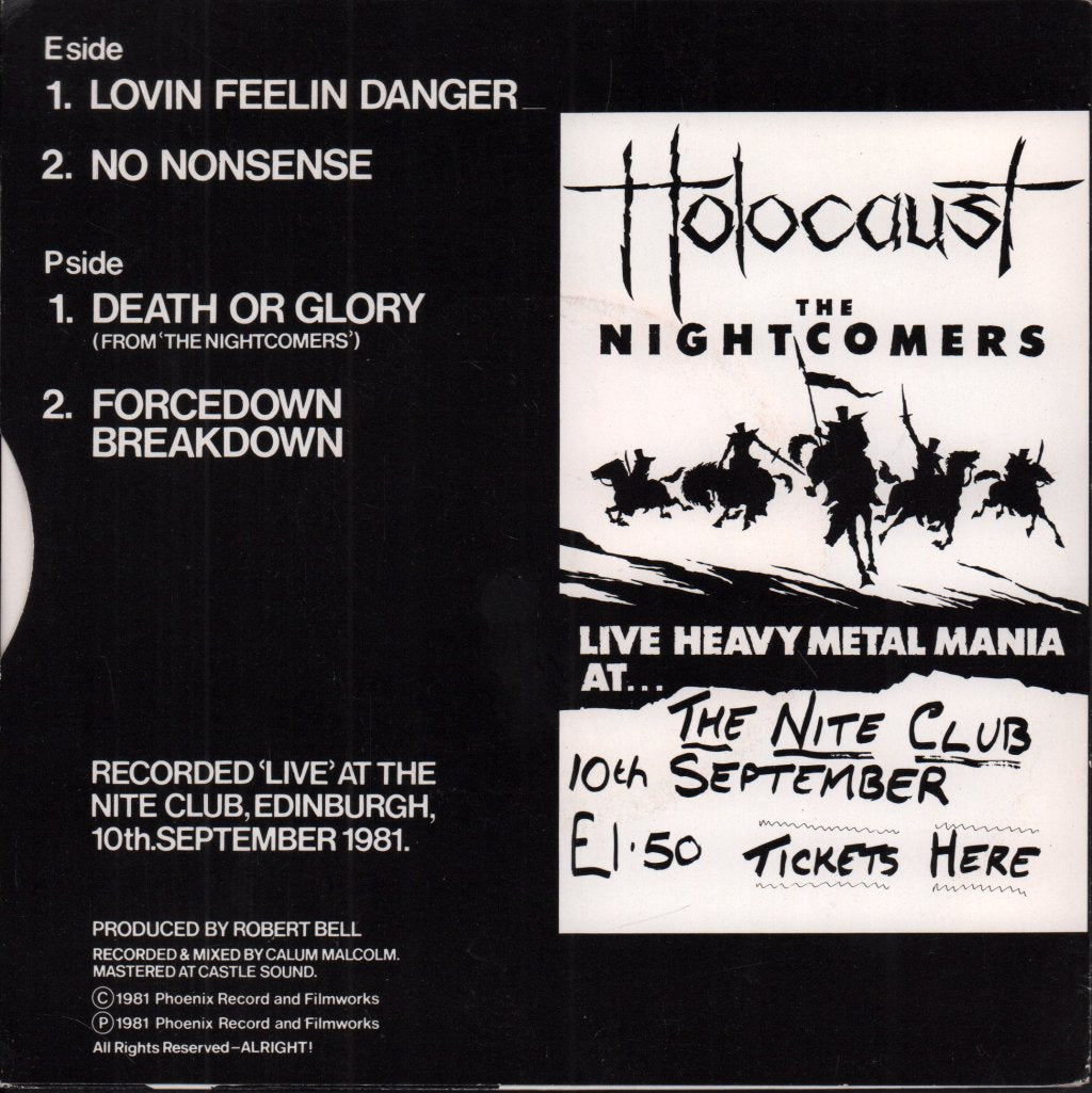 Holocaust - Live From The Raw Loud N' Live Tour - 7 Inch
