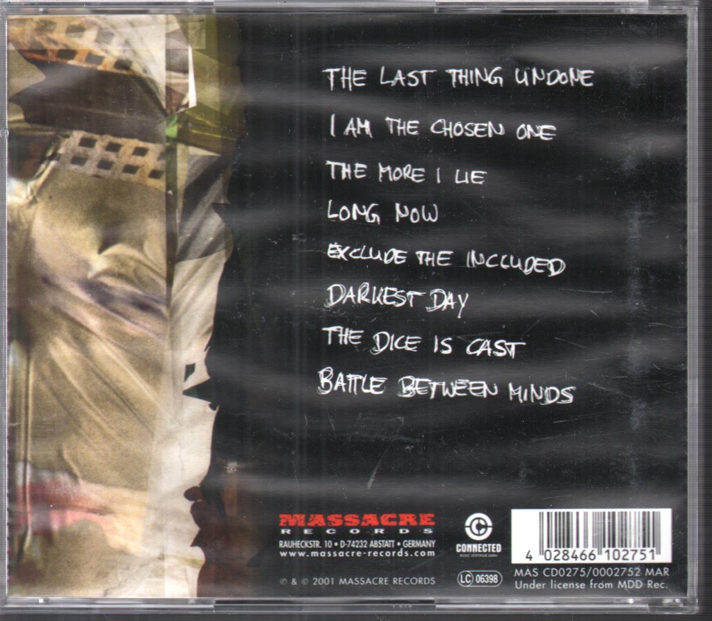 Blackend - Last Thing Undone - Cd