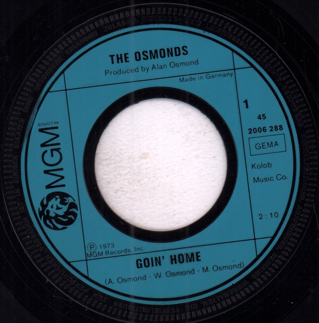 Osmonds - Goin' Home - 7 Inch