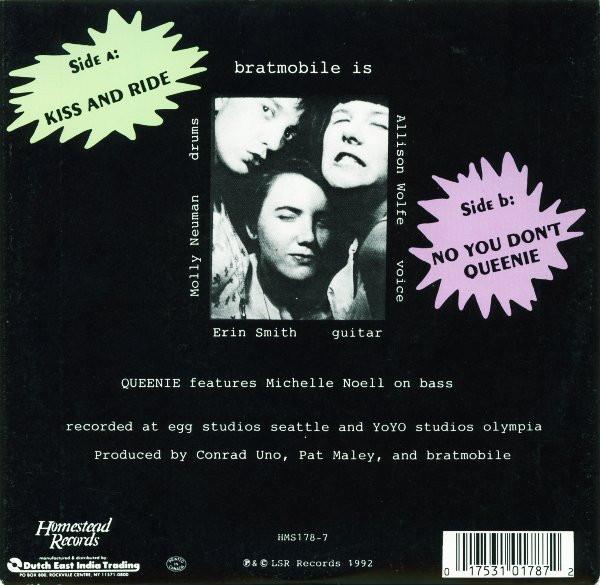 Bratmobile - Kiss And Ride - 7 Inch