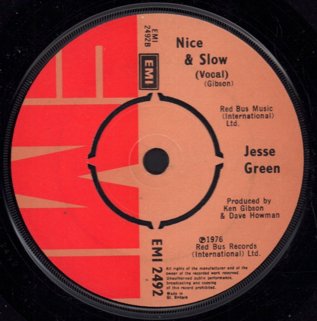 Jesse Green - Nice And Slow - 7 Inch