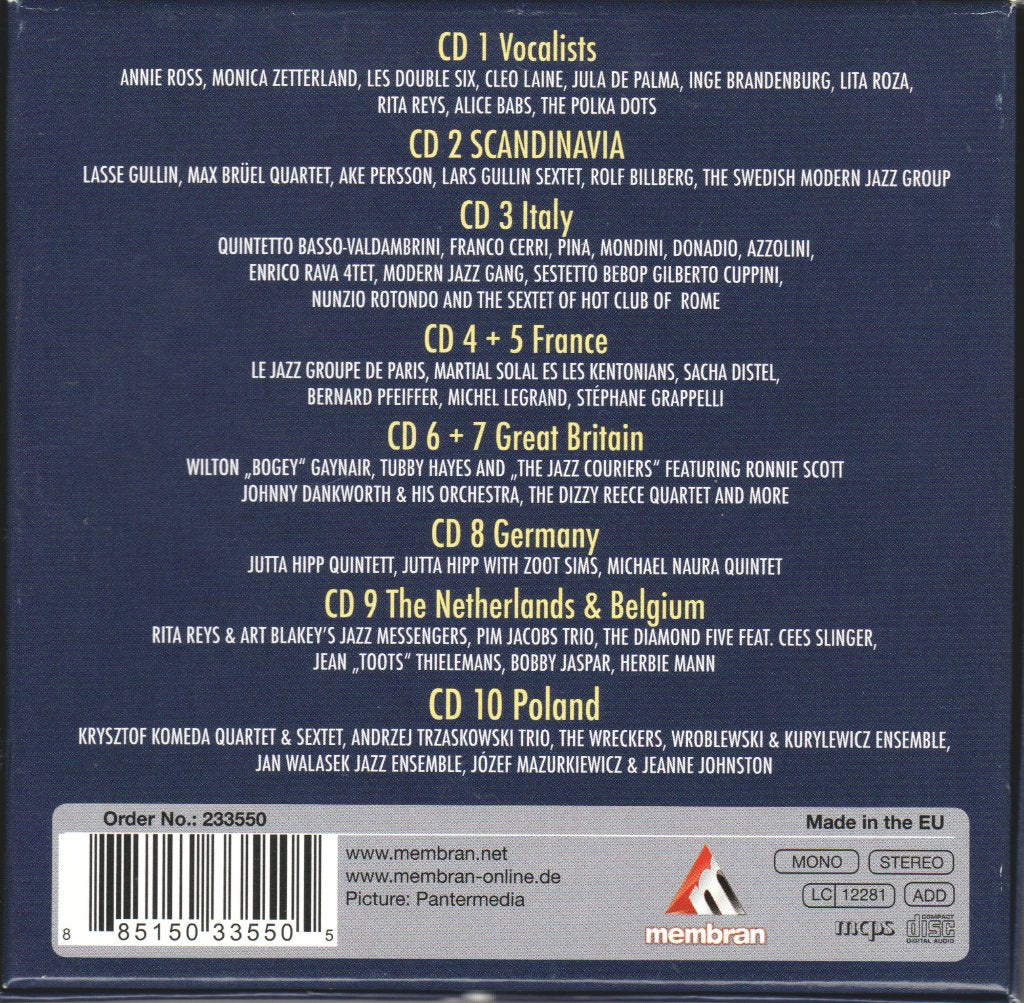 Various Artists - European Jazz - Cd Set