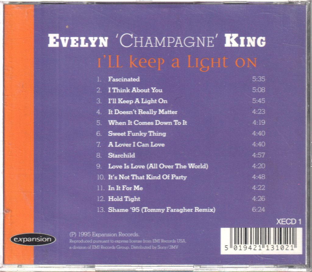 Evelyn King - I'll Keep A Light On - Cd