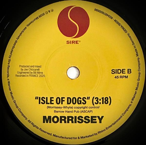 Morrissey - Kerching Kerching / Isle Of Dogs - 7 Inch