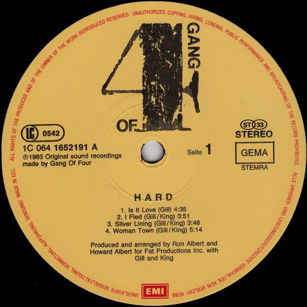 Gang Of Four - Hard - Lp