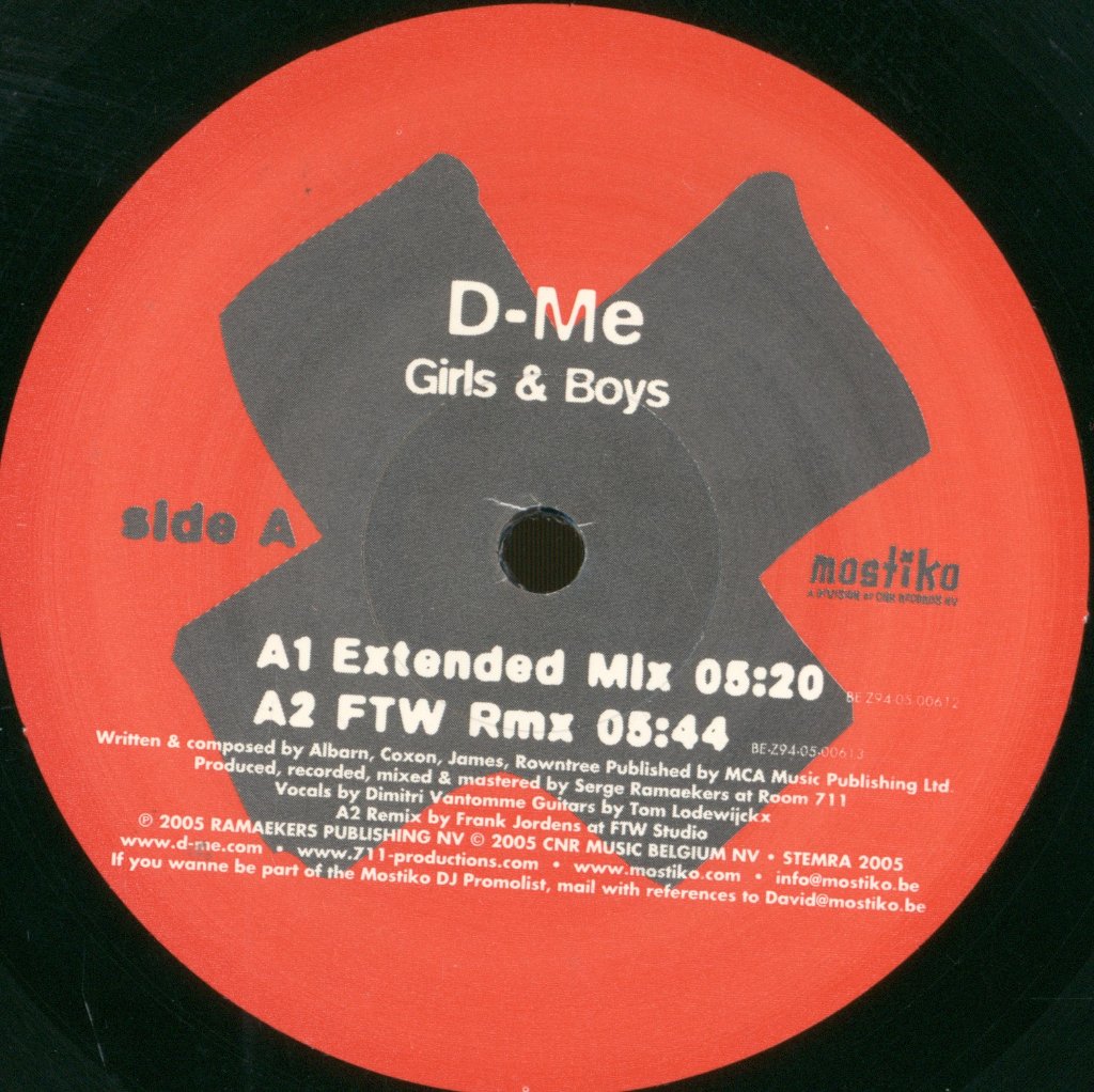 D-Me - Girls & Boys - 12 Inch