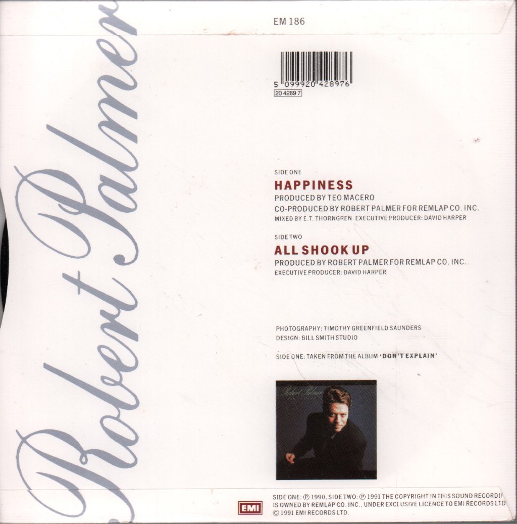 Robert Palmer - Happiness - 7 Inch