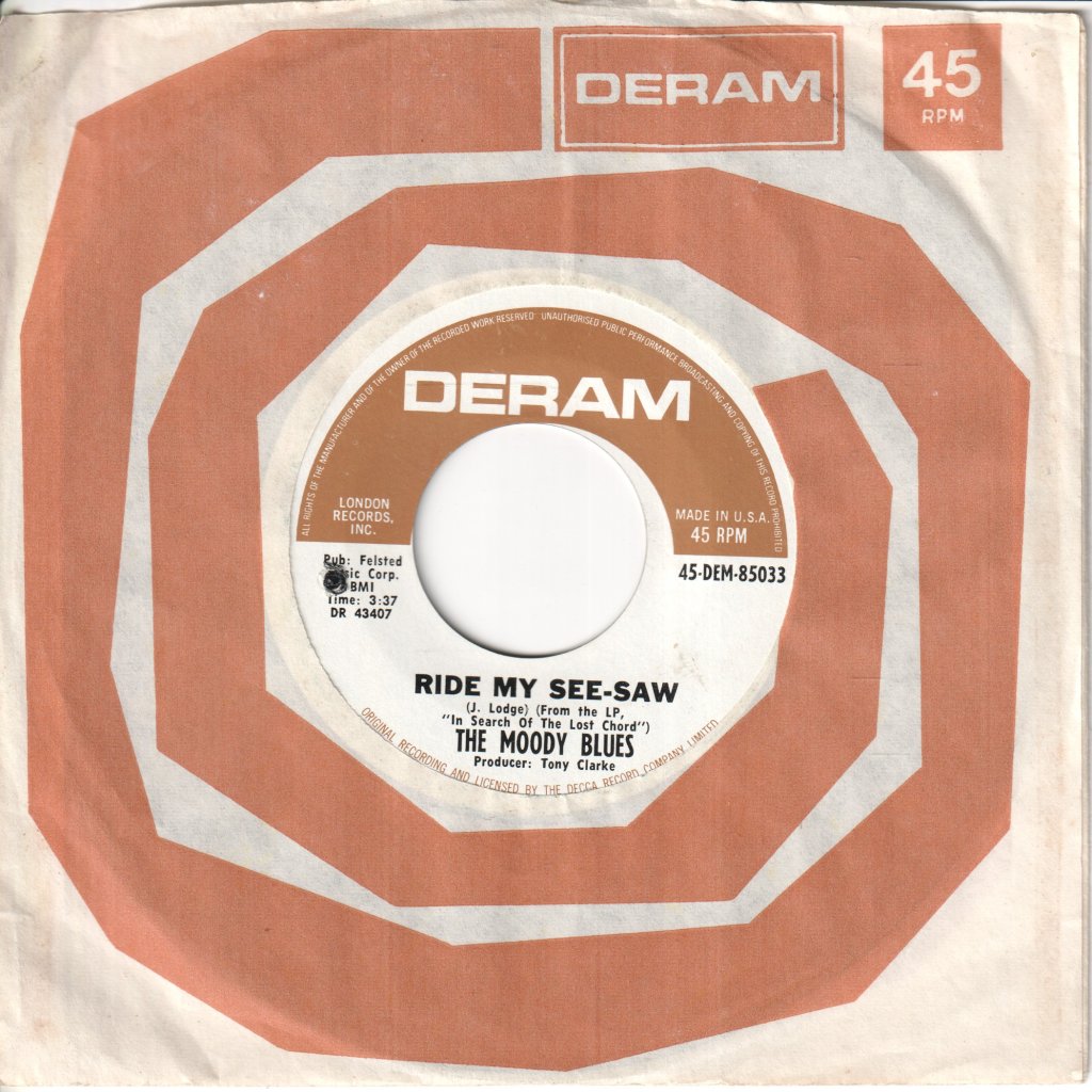 Moody Blues - Ride My See Saw - 7 Inch