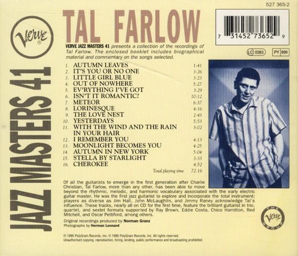 Tal Farlow - Verve Jazz Masters 41 - Cd