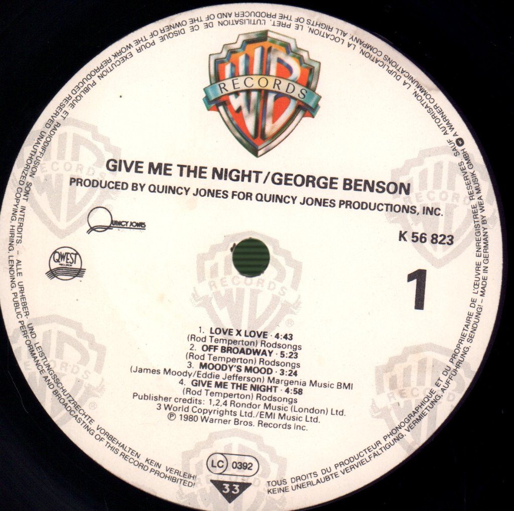 George Benson - Give Me The Night - Lp