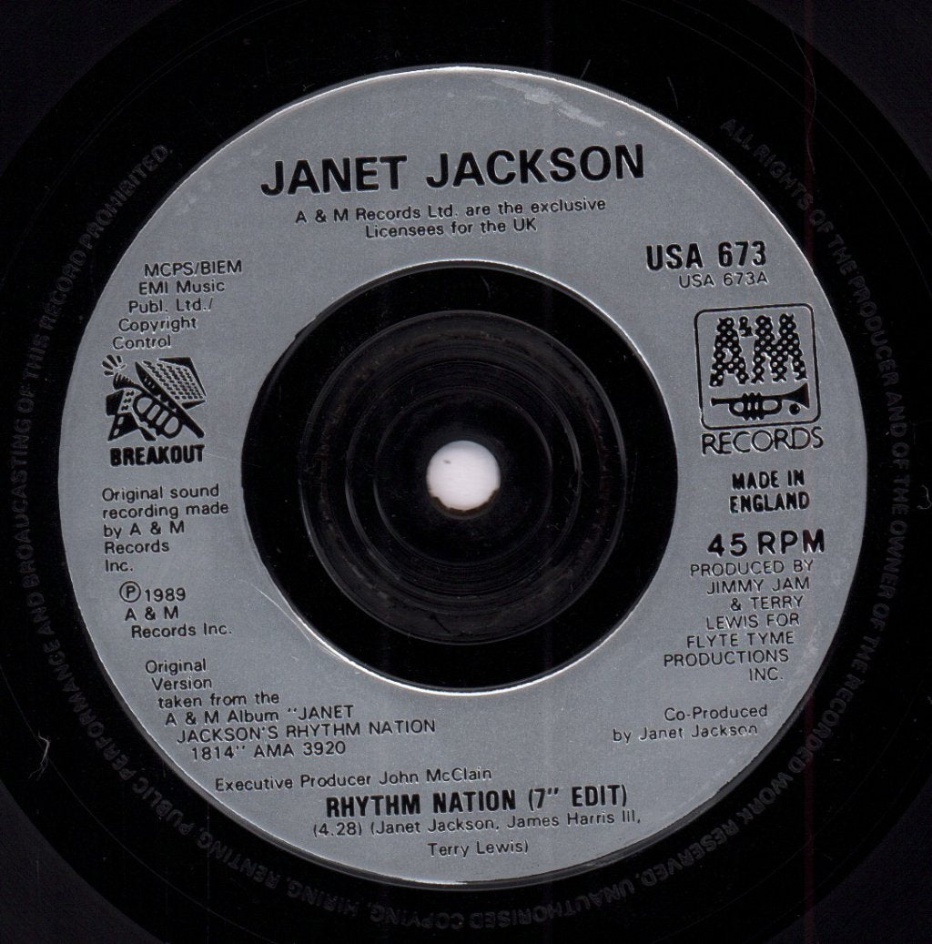 Janet Jackson - Rhythm Nation - 7 Inch