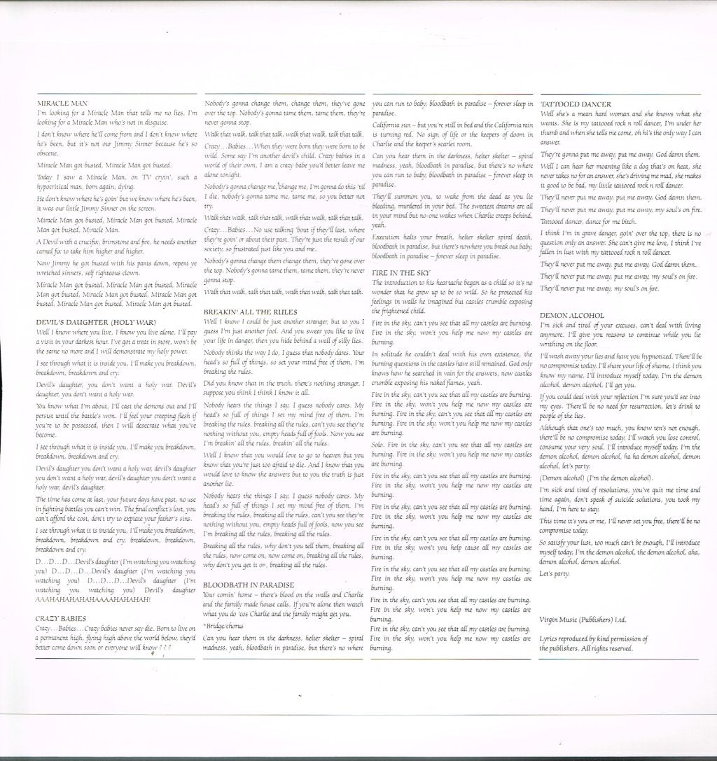 Ozzy Osbourne - No Rest For The Wicked - Lp