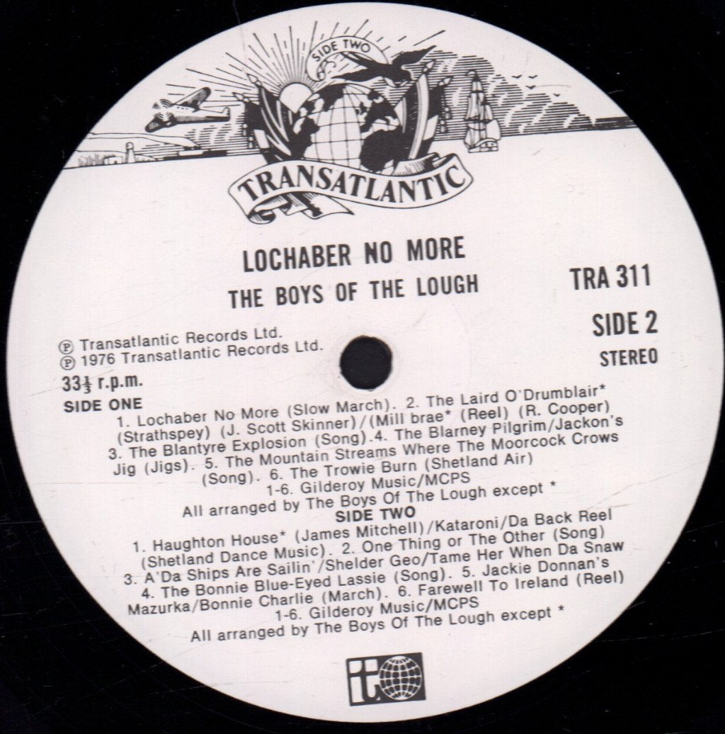 Boys Of The Lough - Lochaber No More - Lp