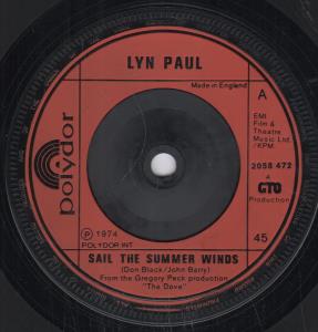 Lyn Paul - Sail The Summer Winds - 7 Inch