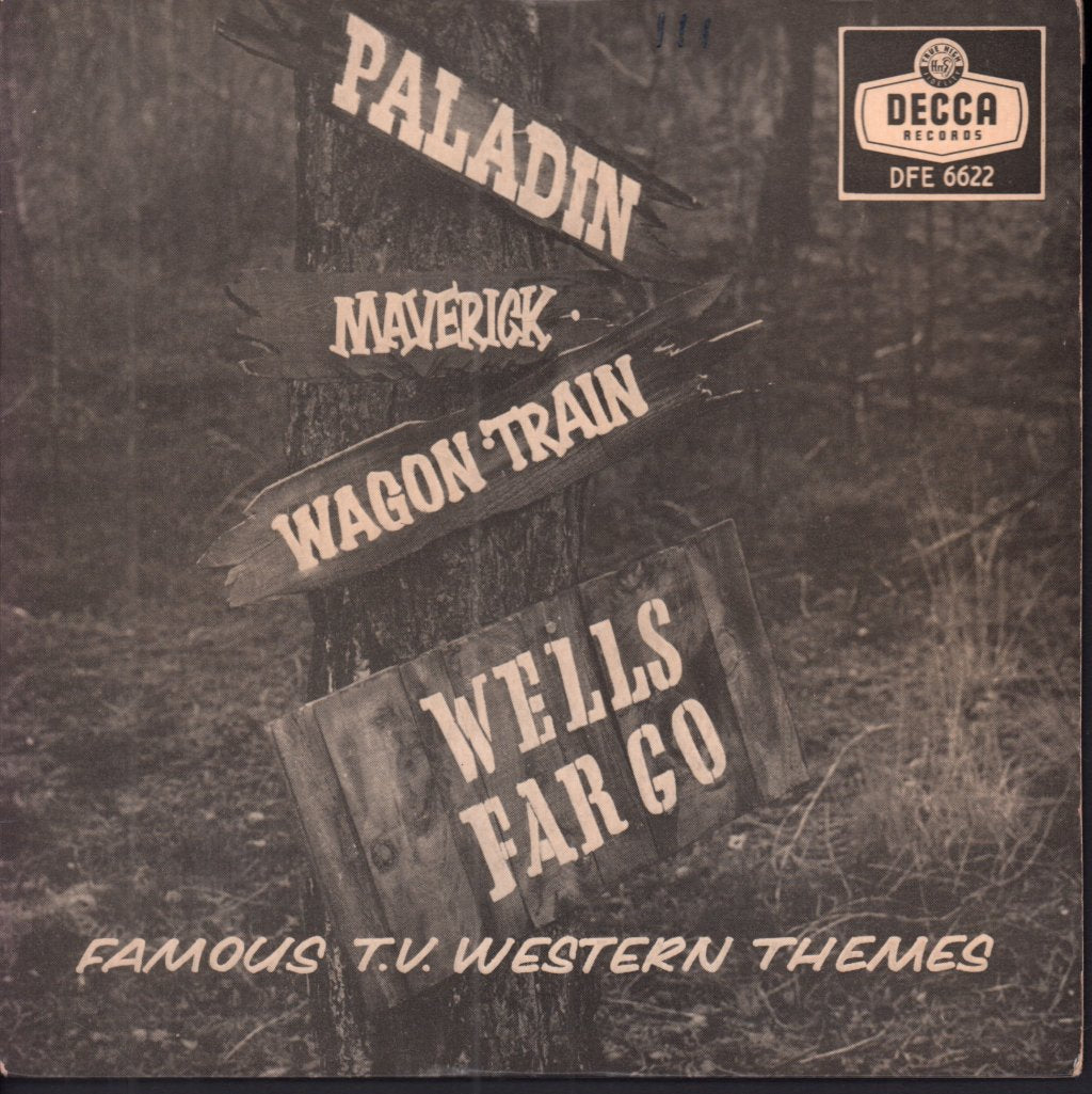 Hill Bowen And His Orchestra - Famous T.V. Western Themes - 7 Inch