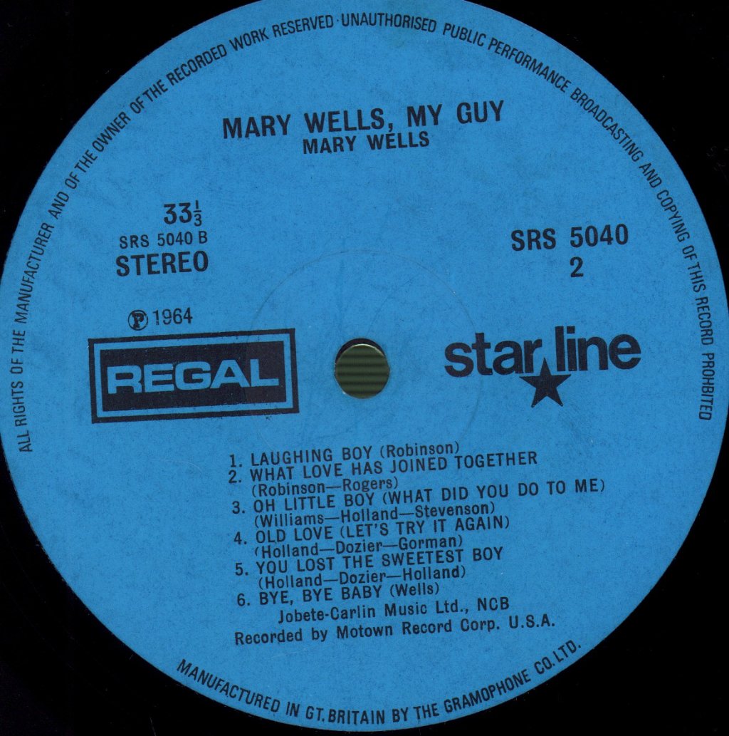 Mary Wells - My Guy - Lp