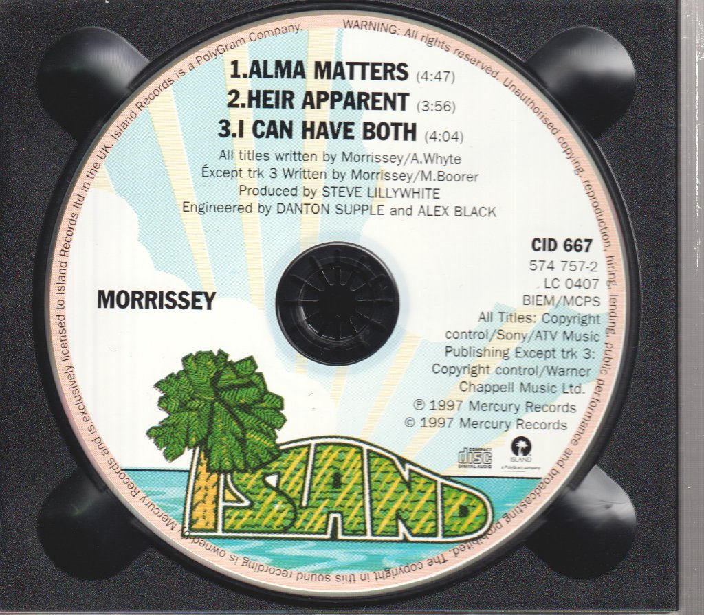 Morrissey - Alma Matters - Cd