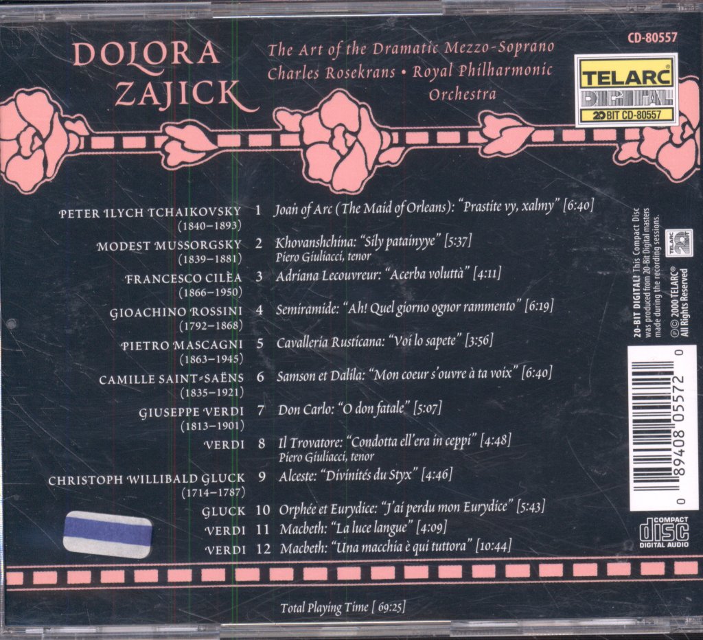 Dolora Zajick - Art Of The Dramatic Mezzo-Soprano - Cd