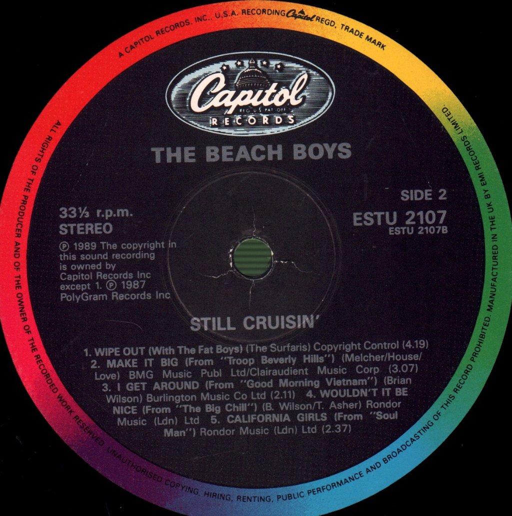 Beach Boys - Still Cruisin' - Lp