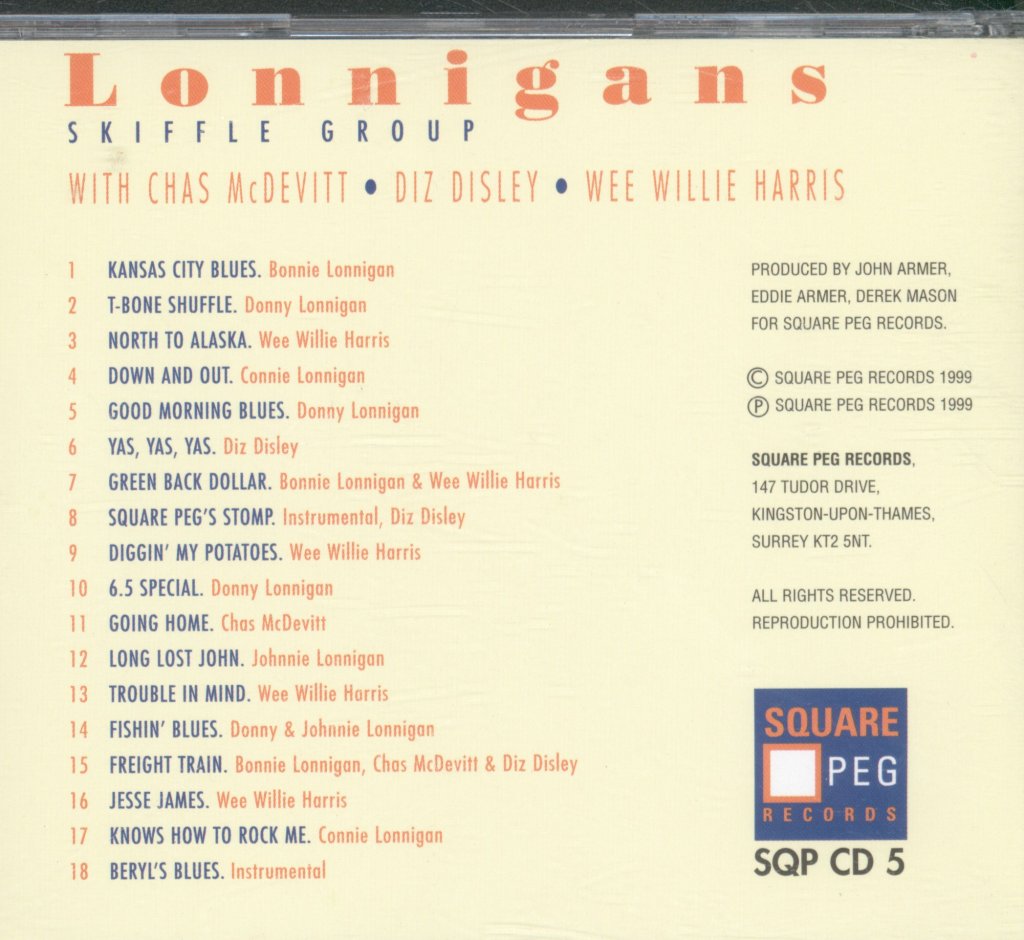 Lonnigans Skiffle Group - Beryl's Blues - Cd