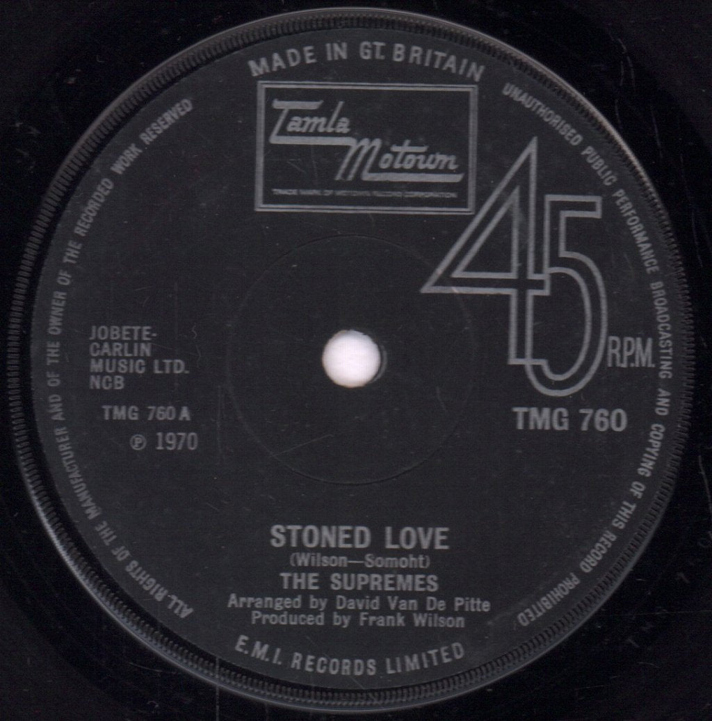 Supremes - Stoned Love - 7 Inch