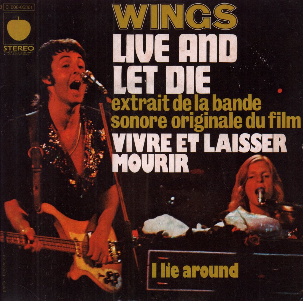Wings (Paul McCartney's Group) - Live And Let Die - 7 Inch