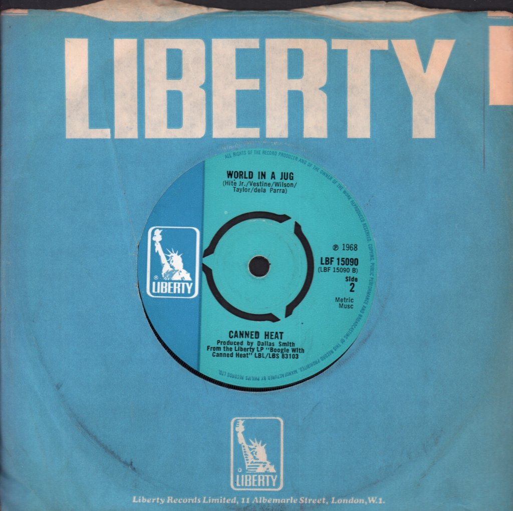 Canned Heat - On The Road Again - 7 Inch